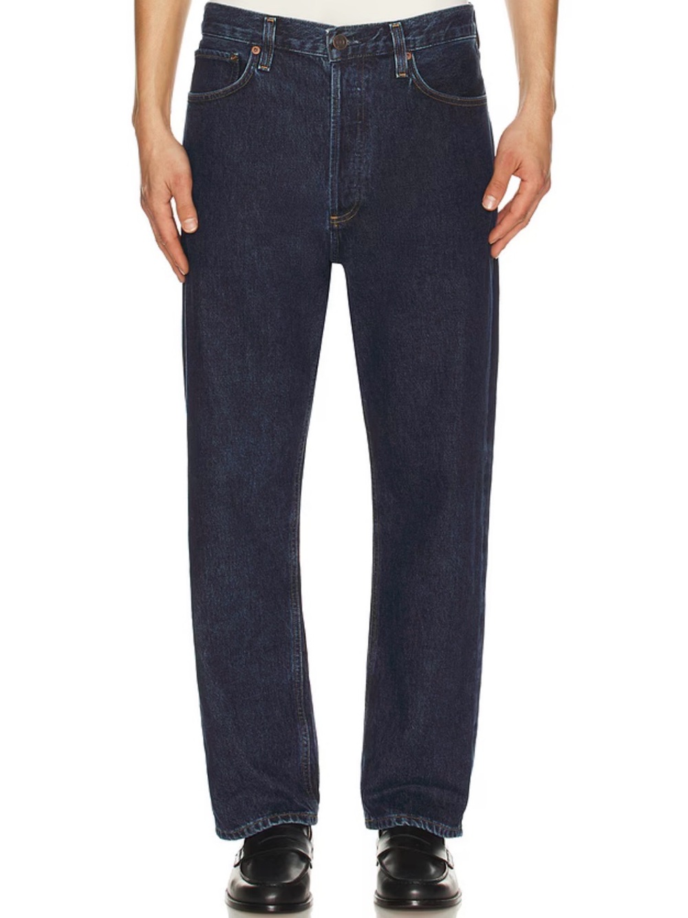 AGOLDE Men’s 90s Jeans in Pendulum Blue Size 31 Button Fly NEW